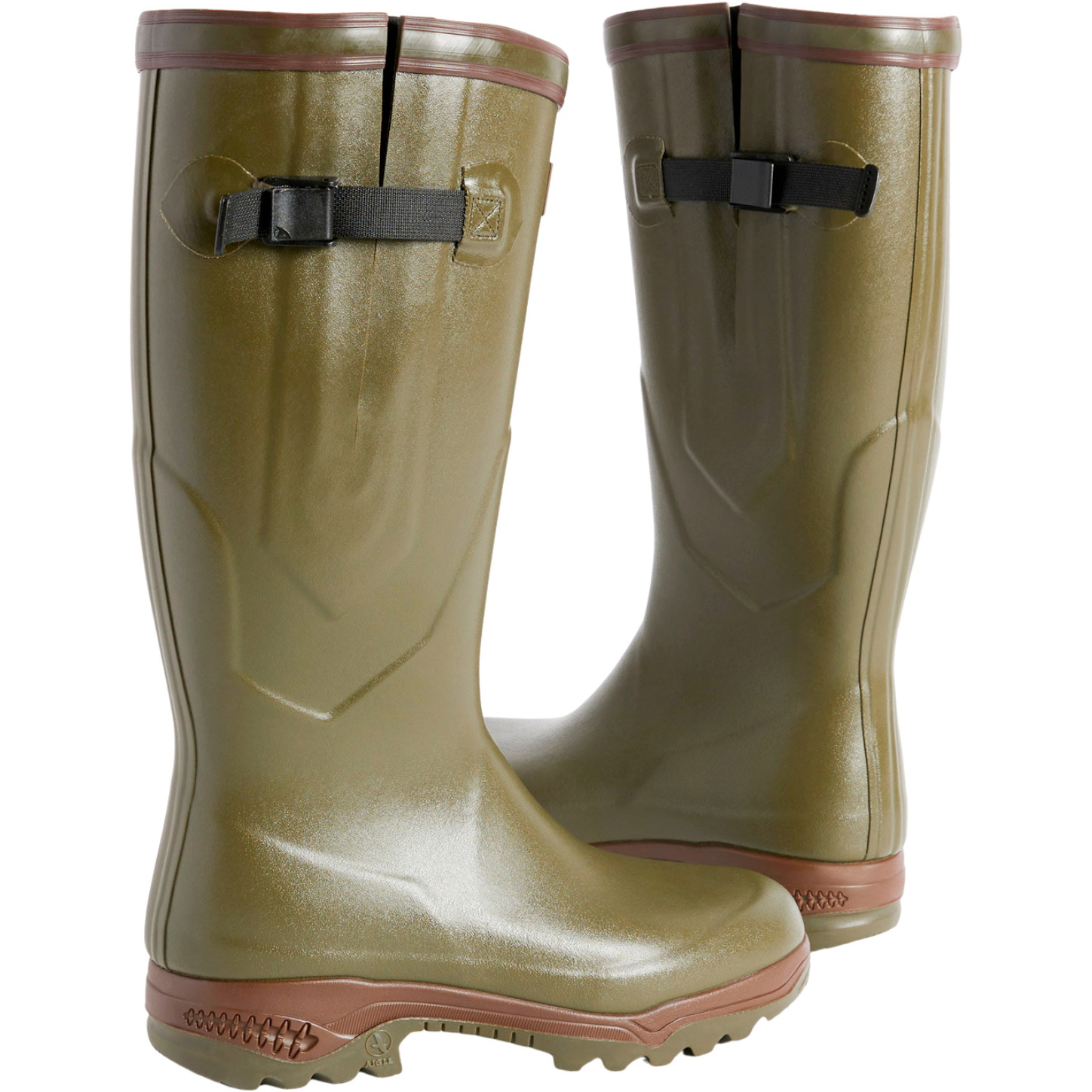 Aigle Mens Parcours 2 ISO Anti Fatigue Hunting Boots Khaki